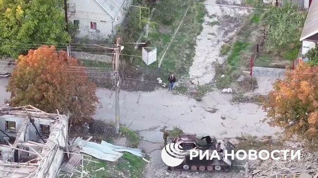 Уничтожение скопления украинских боевиков в оккупированном киевским режимом Бериславе 