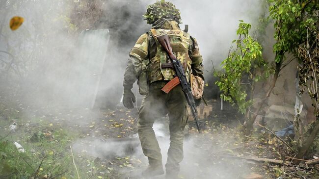 Российский военнослужащий