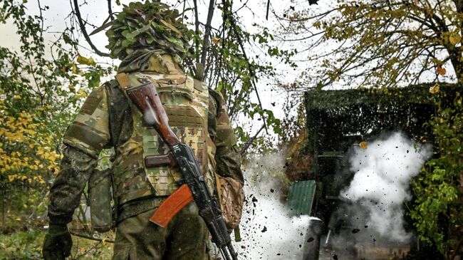 Российский военнослужащий