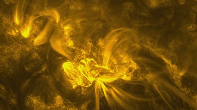 Вспышки, зафиксированные на Солнце