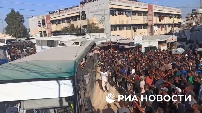 Освобожденные в соответствии с планом Трампа палестинцы