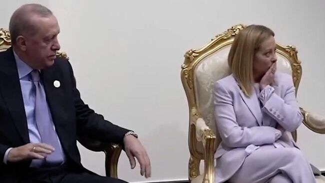 Шутка Эрдогана во время разговора с премьер-министром Италии Мелони