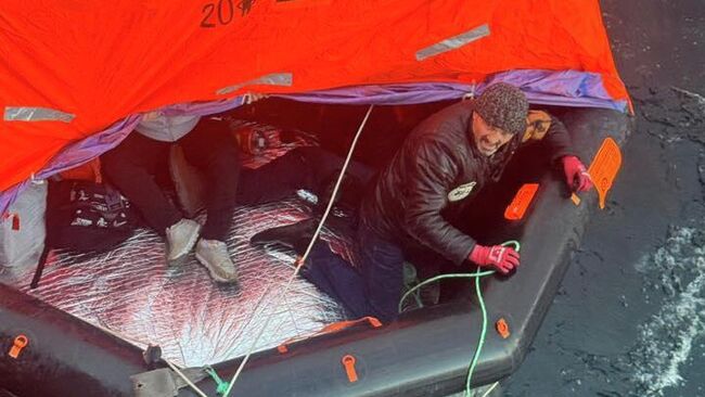 Спасение экипажа грузового судна Eileen