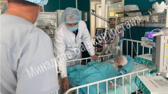 Девочка, пострадавшая при падении с высоты в Уфе