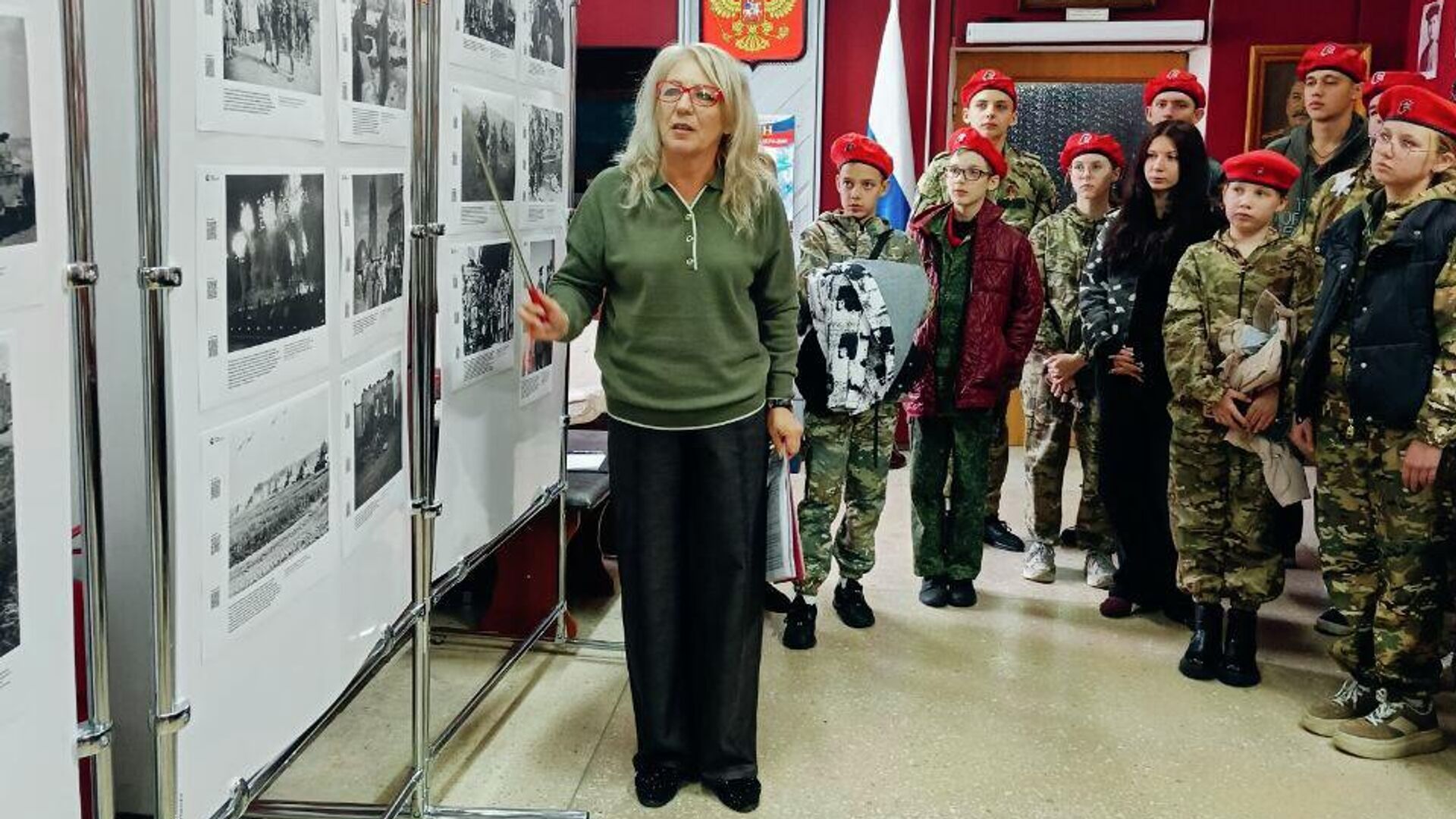 В Бердянске открылась выставка "Освобождение советских городов"