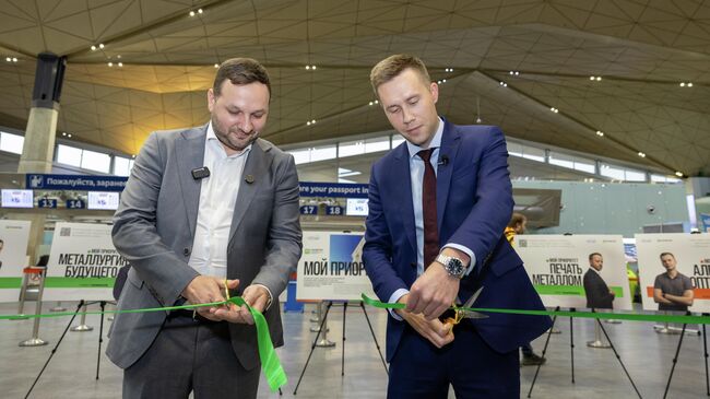 Выставка Мой приоритет, посвященная разработкам ученых Петербургского Политеха, в аэропорту Пулково