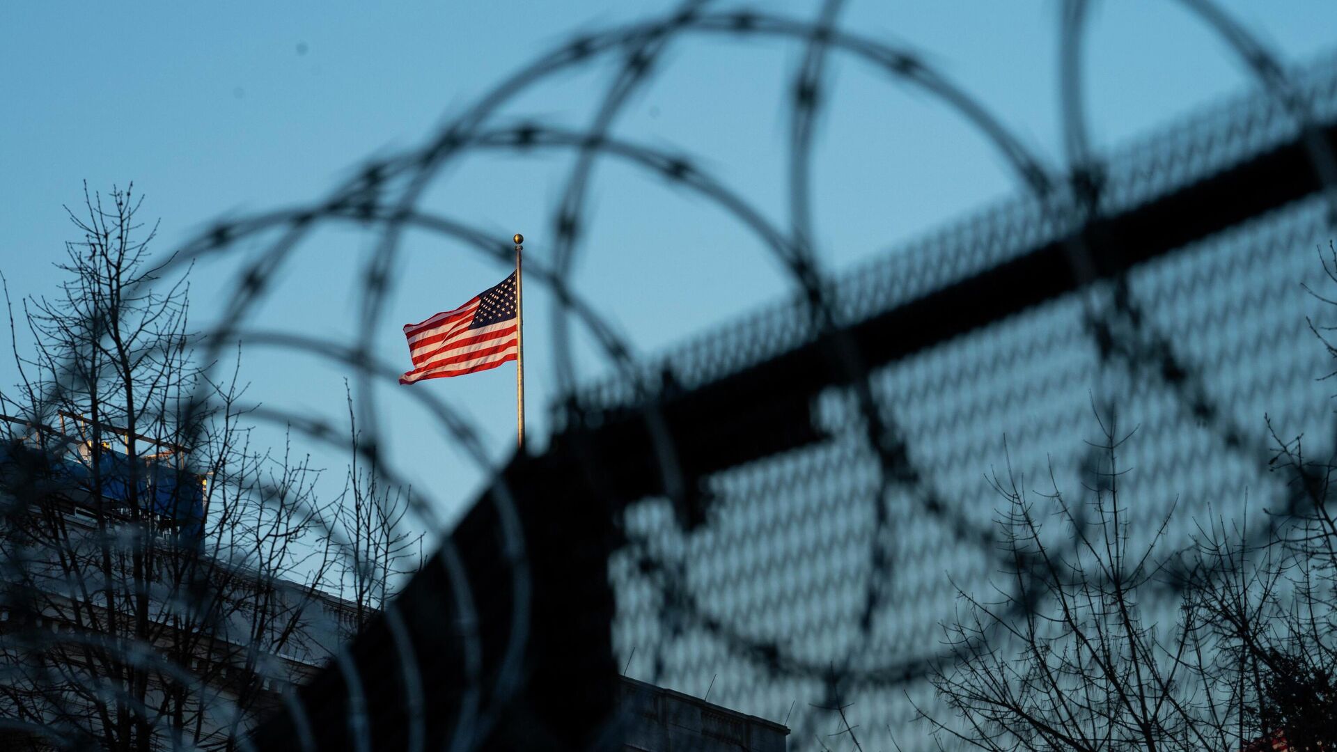 Американский флаг в Вашингтоне Американский флаг в Вашингтоне - РИА Новости, 1920, 04.11.2025
