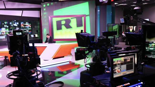 Студия телеканала Russia Today в Москве Студия телеканала Russia Today в Москве
