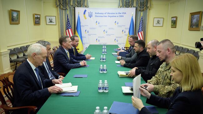 Владимир Зеленский встретился в США с представителями оборонной компании Raytheon