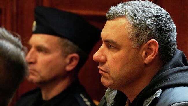 Владимир Журавлев, подозреваемый в теракте на Северном потоке, в зале суда в Варшаве