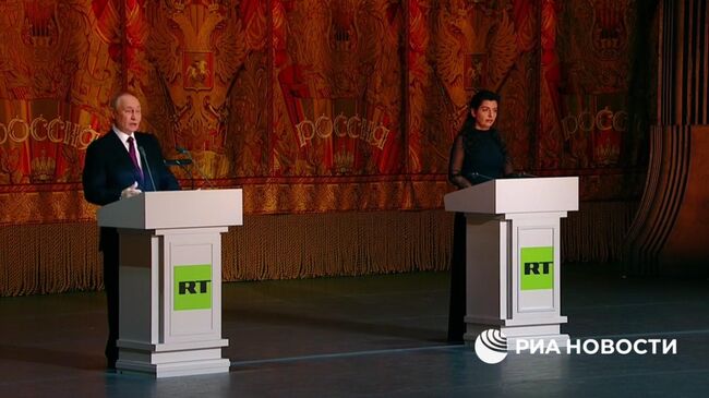 Путин: сотрудники RT всегда на передовой