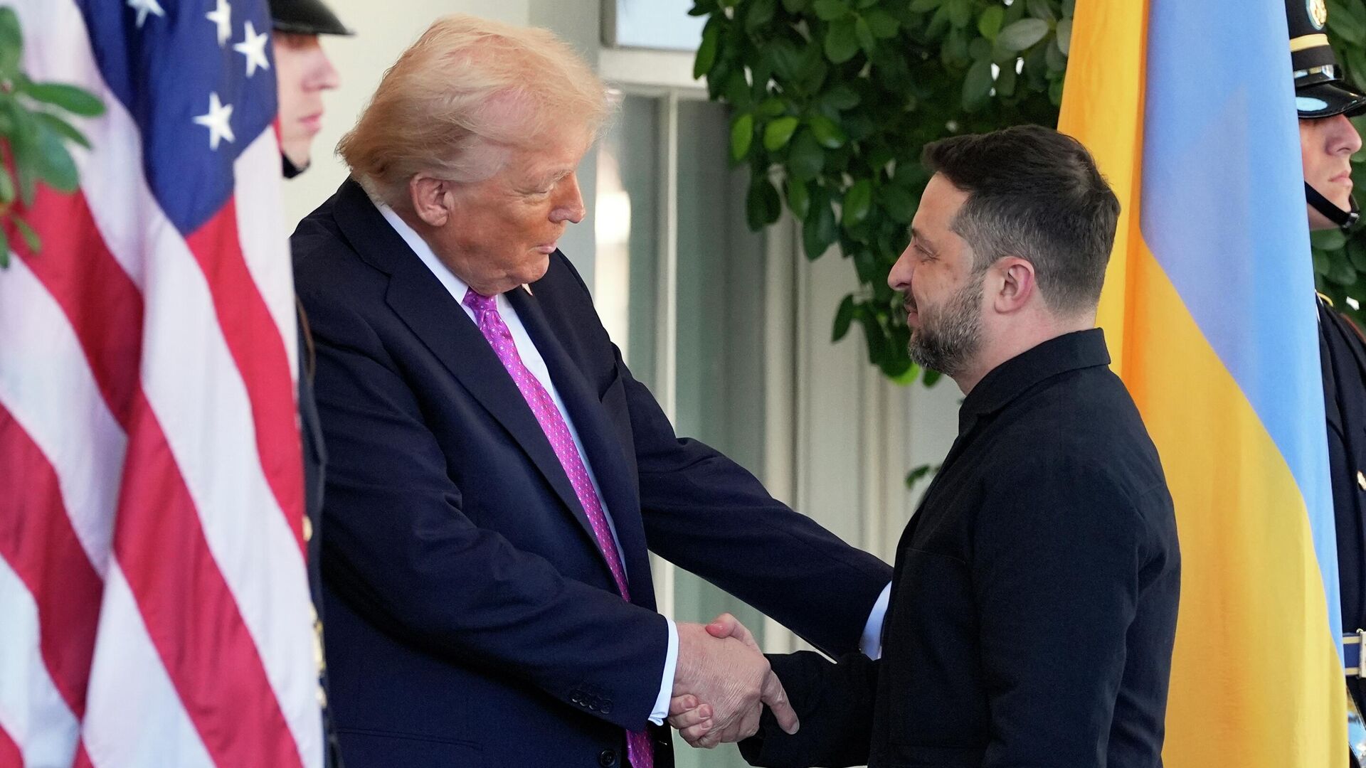 Дональд Трамп и Владимир Зеленский