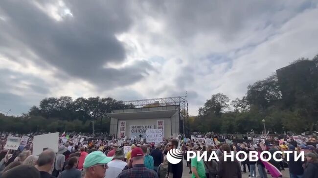 В Чикаго акция протеста против политики Трампа 