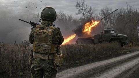 Боевая работа РСЗО Град группировки войск Центр на Красноармейском направлении СВО