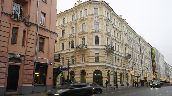 Дом Варваринского акционерного общества домовладельцев после реставрации в Москве Дом Варваринского акционерного общества домовладельцев после реставрации в Москве