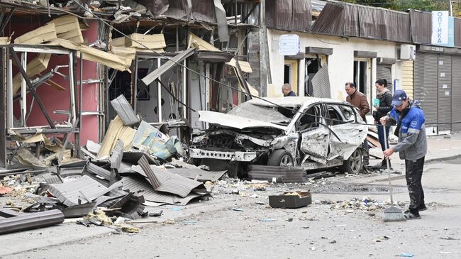 Последствия удара со стороны ВСУ по Ростовской области