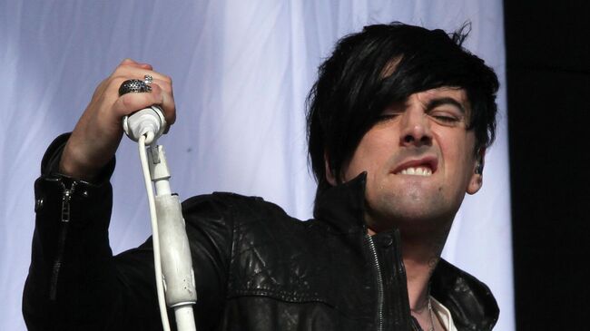 Британский музыкант Иан Уоткинс, солист группы Lostprophets