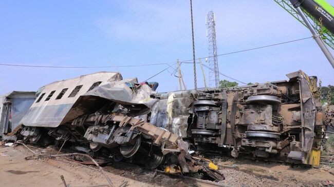 Крушение поезда в Эфиопии