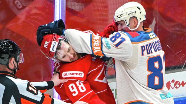 Хоккей. КХЛ. Спартак (Москва) - Драконы (Шанхай) Хоккей. КХЛ. Спартак (Москва) - Драконы (Шанхай)