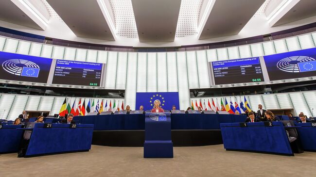 Заседание Европарламента. 22 октября 2025 года