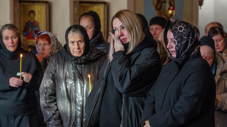 Прощание с военкором РИА Новости Иваном Зуевым Прощание с военкором РИА Новости Иваном Зуевым