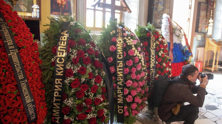 Прощание с военкором РИА Новости Иваном Зуевым Прощание с военкором РИА Новости Иваном Зуевым