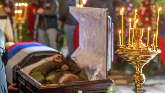 Прощание с военкором РИА Новости Иваном Зуевым Прощание с военкором РИА Новости Иваном Зуевым