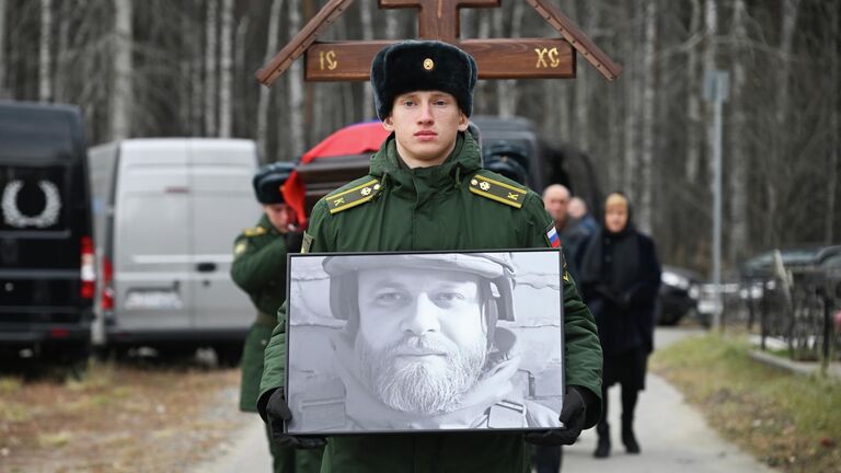 Прощание с военкором РИА Новости Иваном Зуевым Прощание с военкором РИА Новости Иваном Зуевым