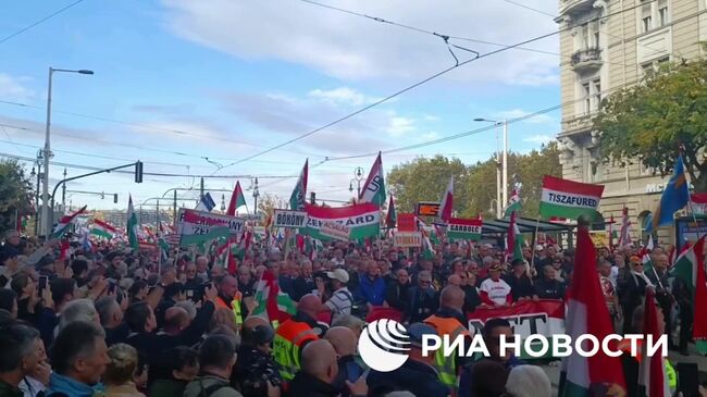 Марш мира в Будапеште