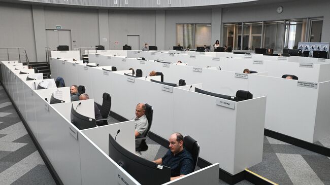 Работа Центра управления Комплекса городского хозяйства Москвы