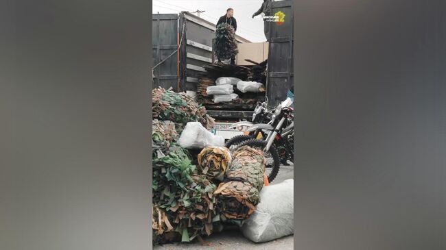 Пять фур гуманитарного груза с мотоциклами, квадрокоптерами и стройматериалами отправили участникам специальной военной операции из Чувашии
