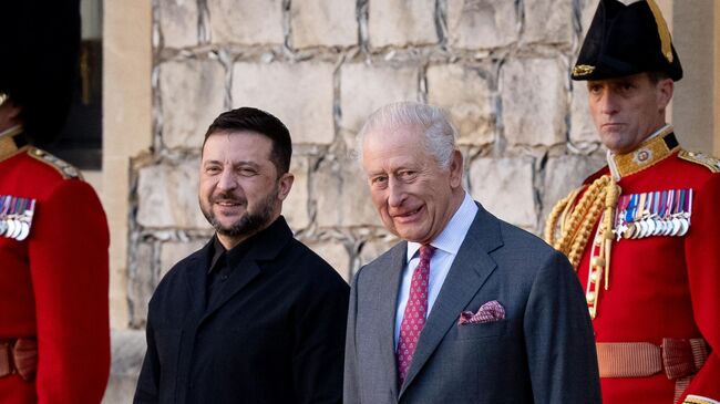 Владимир Зеленский и король Карл III в Виндзорском замке. 24 октября 2025