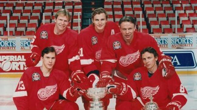Русская пятерка в клубе НХЛ Детройт Ред Уингз