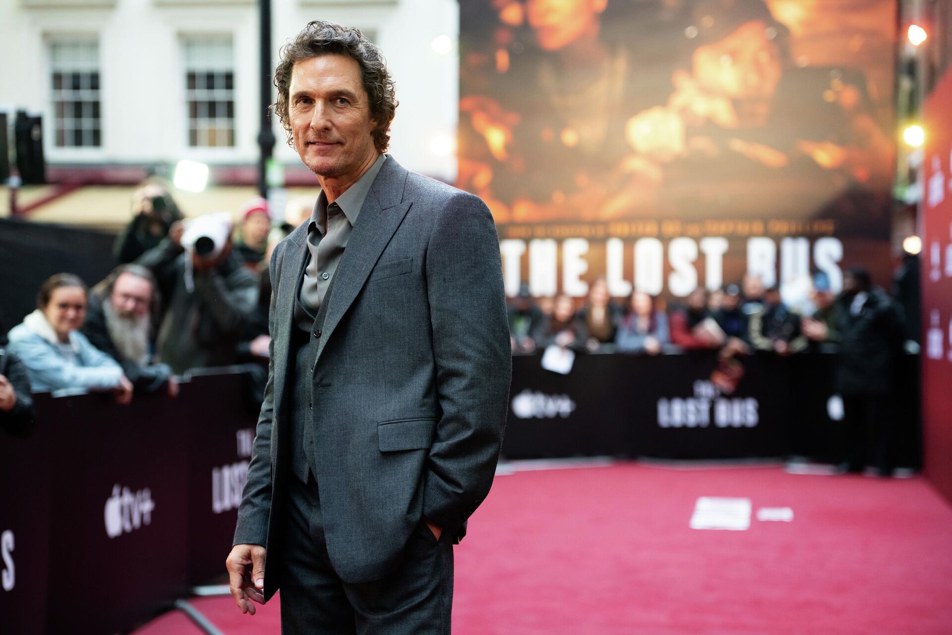 Американский актер и продюсер Мэттью Макконахи на показе фильма Школьный автобус в Лондоне Американский актер и продюсер Мэттью Макконахи на показе фильма Школьный автобус в Лондоне - РИА Новости, 1920, 25.10.2025