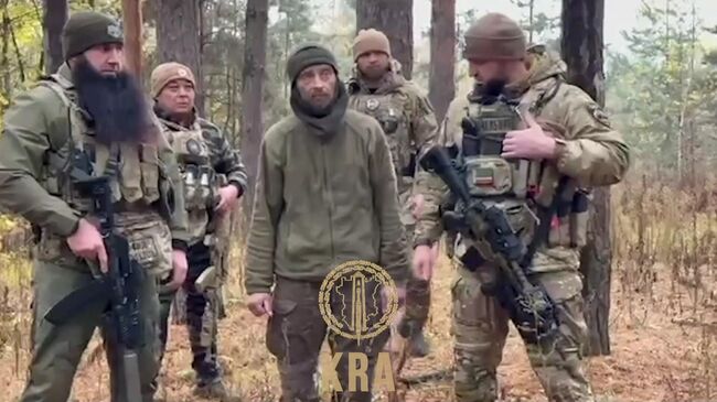 Украинский пленный, захваченный батальоном Запад-Ахмат МО РФ Украинский пленный, захваченный батальоном Запад-Ахмат МО РФ