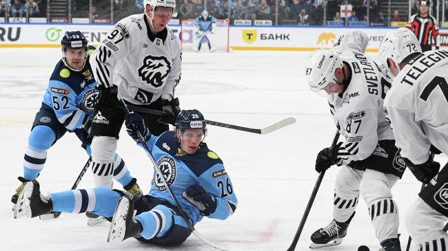 Хоккей. КХЛ. Сибирь (Новосибирск) – Трактор (Челябинск)