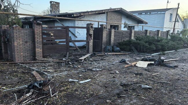 Последствия обстрела ВСУ города Ясиноватая Последствия обстрела ВСУ города Ясиноватая