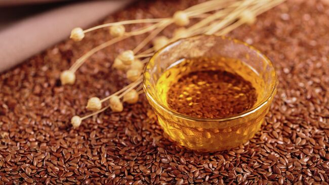 Льняное масло