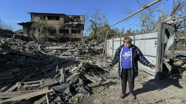 Последствия обстрела Ясиноватой в ДНР. 26 октября 2025