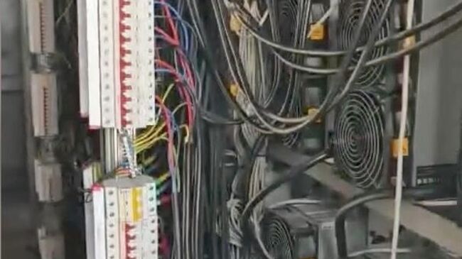 Нелегальная майнинг-ферма в Ленинградской области