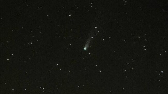 Комета C/2025 A6 (Lemmon), сфотографированная жителем Свердловской области Александром Красновым