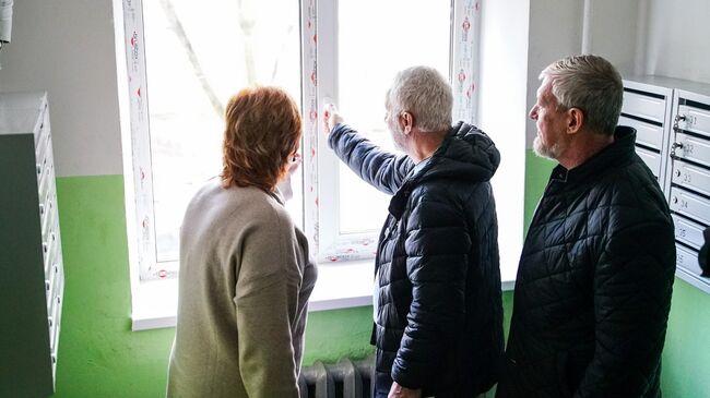 Приемка отремонтированных подъездов в Химках