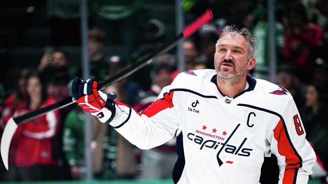 Российский хоккеист Вашингтон Кэпиталз Александр Овечкин