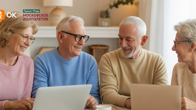 Одноклассники и Московское долголетие обучат старшее поколение ведению социальных сетей 