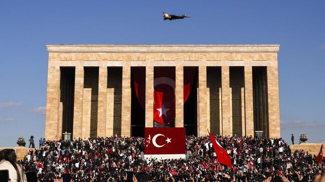 Празднование 102-й годовщины Дня Республики в Анкаре, Турция. 29 октября 2025 Празднование 102-й годовщины Дня Республики в Анкаре, Турция. 29 октября 2025