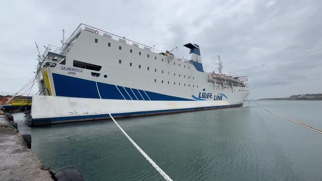 Подготовка к запуску регулярных рейсов парома Трабзон - Сочи