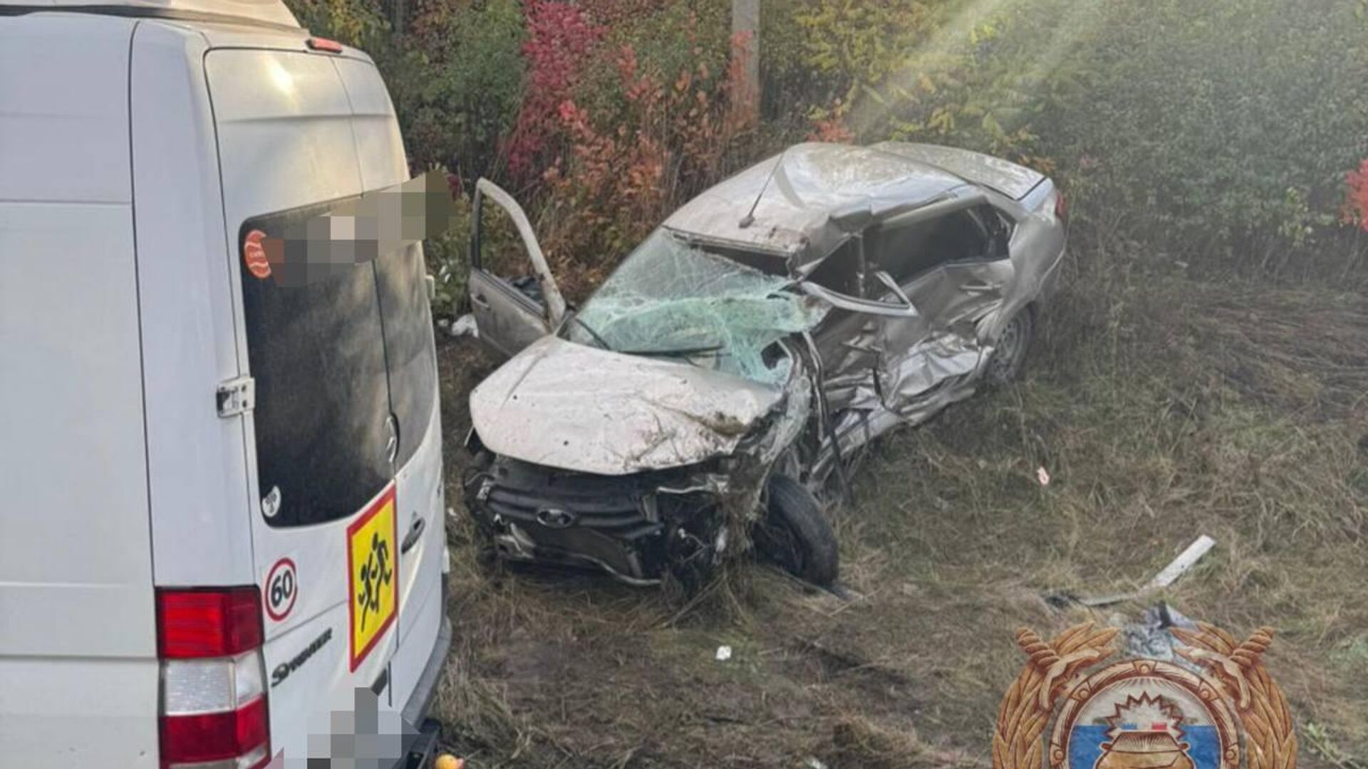 На месте ДТП в Ставропольском крае. 29 октября 2025 - РИА Новости, 1920, 29.10.2025