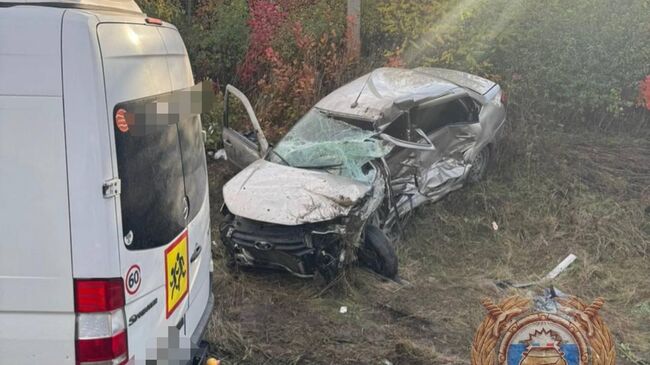 На месте ДТП в Ставропольском крае. 29 октября 2025 На месте ДТП в Ставропольском крае. 29 октября 2025