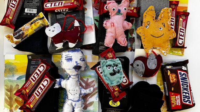 Воспитанники детского сада Антошка подготовили подарки для солдат