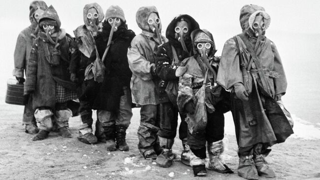 Кадр из фильма Константина Лопушанского Письма мертвого человека